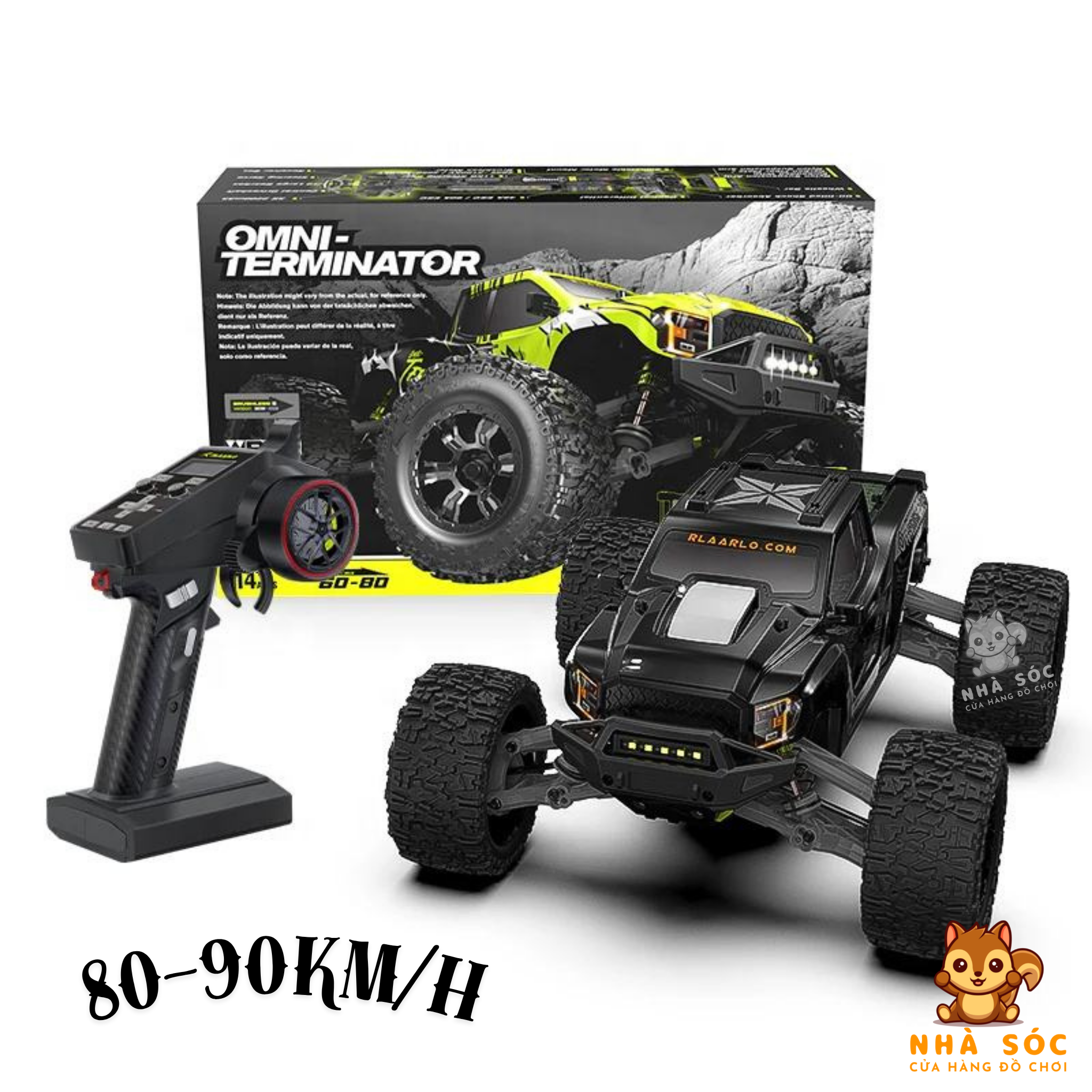 Xe Điều Khiển Địa Hình RC OMNI TERMINATOR – Brushless Siêu Mạnh, Chạy Tốc Độ Cao, Leo Núi Cực Đỉnh - Ảnh 3
