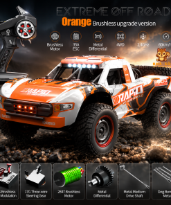 Xe Đua Địa Hình Q130 Pro Bản Nâng Cấp Tốc Độ Cao 70km/h, Động Cơ Không Chổi Than Brushless, Tỉ lệ 1/14 Bốc Đầu 4WD