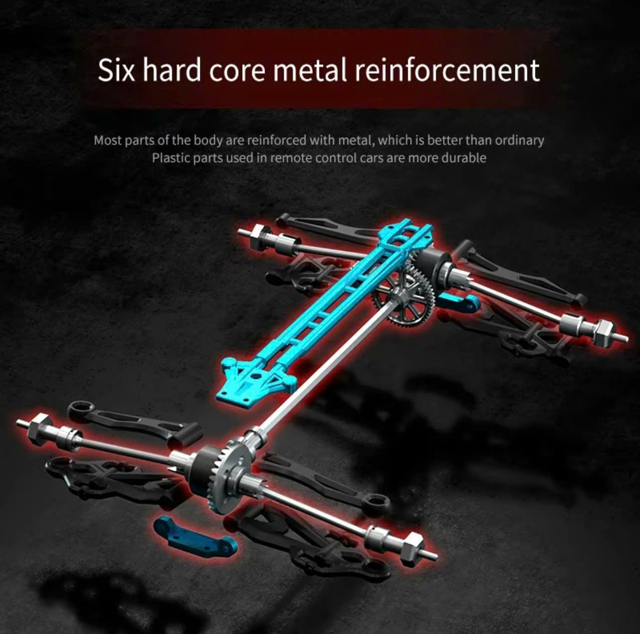 Xe Đua Địa Hình Q170B Pro Drive SCY Điều Khiển Tốc Độ Cao 70km/h, Không Chổi Than 4000kv 4WD, Tỉ Lệ 1/16 - Ảnh 12