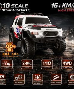 Alternative view of HB-ZP1008 – Xe Ô Tô Địa Hình Điều Khiển Từ Xa 4WD Cực Chất