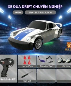 Xe Drift Cozwa Vỏ Cứng, Tỷ Lệ 1:24 – Pin Sạc, Đèn LED, Kèm Bánh Drift, Đẹp Sịn, Chạy Mượt
