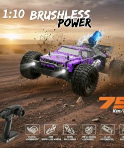 Alternative view of Xe Địa Hình PX206E Tỉ Lệ 1:10 Brushless 4WD Tốc Độ 75+ km/h – ESC 45A Chống Nước, Giảm Xóc Dầu Kim Loại