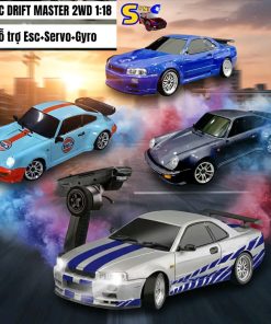 Xe Drift Điều Khiển Từ Xa LDRC Tỉ Lệ 1:18 – Phiên Bản Cao Cấp Tích Hợp Gyro, Vỏ Kim Loại