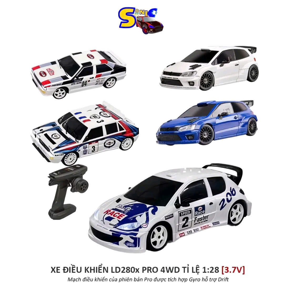 Xe Drift Điều Khiển Từ Xa LD2801/LD2802/LD2803/LD2804 – Phiên Bản Thường & Phiên Bản PRO Tỷ Lệ 1:28