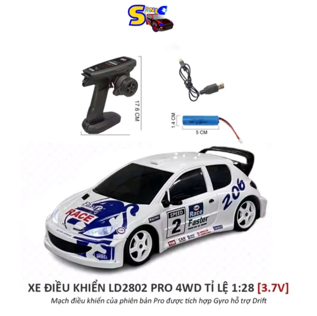 Xe Drift Điều Khiển Từ Xa LD2801/LD2802/LD2803/LD2804 – Phiên Bản Thường & Phiên Bản PRO Tỷ Lệ 1:28 - Ảnh 5