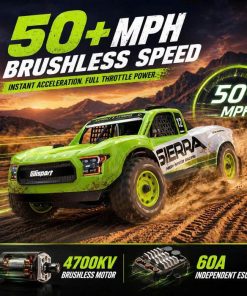 UD1203 PRO UDIRC SIERRA Xe Điều Khiển Địa Hình Tốc Độ Cao 80km/h Động Cơ Brushless Không Chổi Than Dẫn Động 4 Bánh 4WD Tỷ Lệ 1/12 Hệ Thống Gyro Cân Bằng