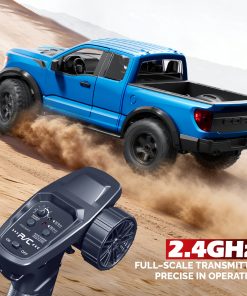 Alternative view of Hstar Xe điều khiển RC địa hình bán tải F150 trang bị trục và visai kim loại, có đèn led, xi nhan, mở được cửa pin sạc 1500mah